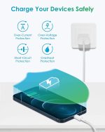iPhone Charger, 2 Pack 20W PD White Fast Charger Block with 6ft Fast Charging Cables Compatible with iPhone 14/13/12/11 - Image 5