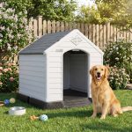 Waleaf Plastic Dog House Outdoor Indoor for Small Medium Larige Dogs,Waterproof Dog Houses with Elevated Floor and Air Vents,Durable Ventilate & Easy Clean and Assemble - Image 18